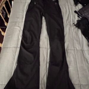 Black Ski Women's Flared Pants